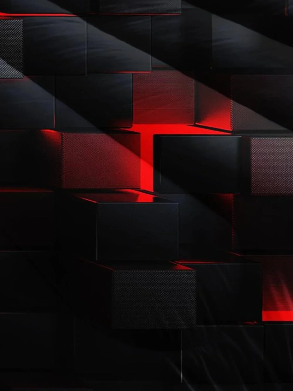 Neon Red Black Comforter Set King Geometric Kids Bedding Set,3 PCS Geometry Hone